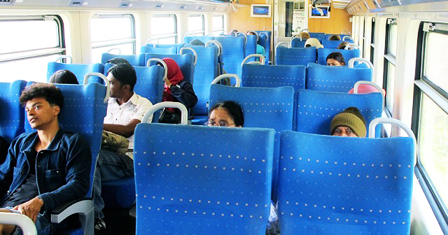 First class carriage on a DMU