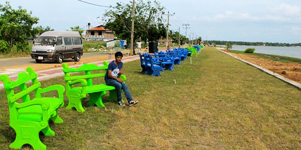 Batticaloa lagoon promenade