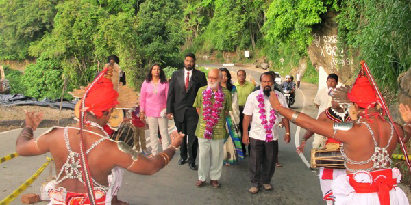 Restaurant opening procession