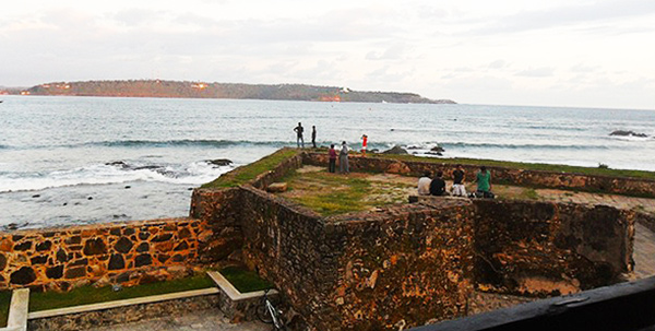 Rampart view from The Cannon balcony