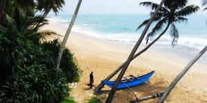 West coast beach near Hikkaduwa