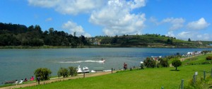 Jet skiing on Lake Gregory
