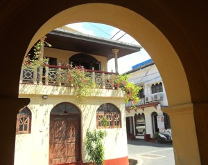 A charming corner in Galle Fort